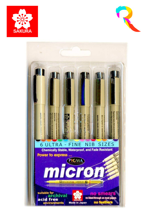 Pigma ink, invented by Sakura in 1982, continues to be the most reliable  permanent ink on the market today. Artists, consumers, the government, and  scientists consider Pigma Micron a necessary basic tool