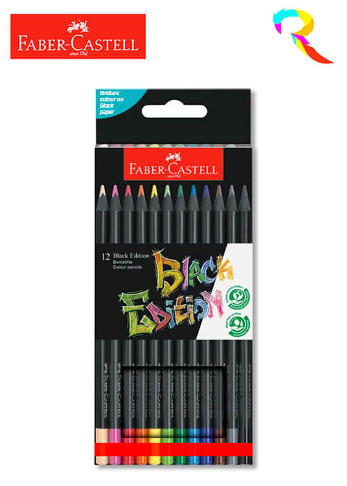 Faber-Castell Colour Pencils Black Edition - Skin Tones x 12